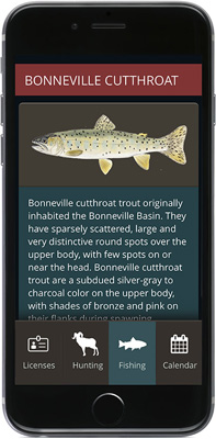 Download the free DWR Hunting and Fishing app